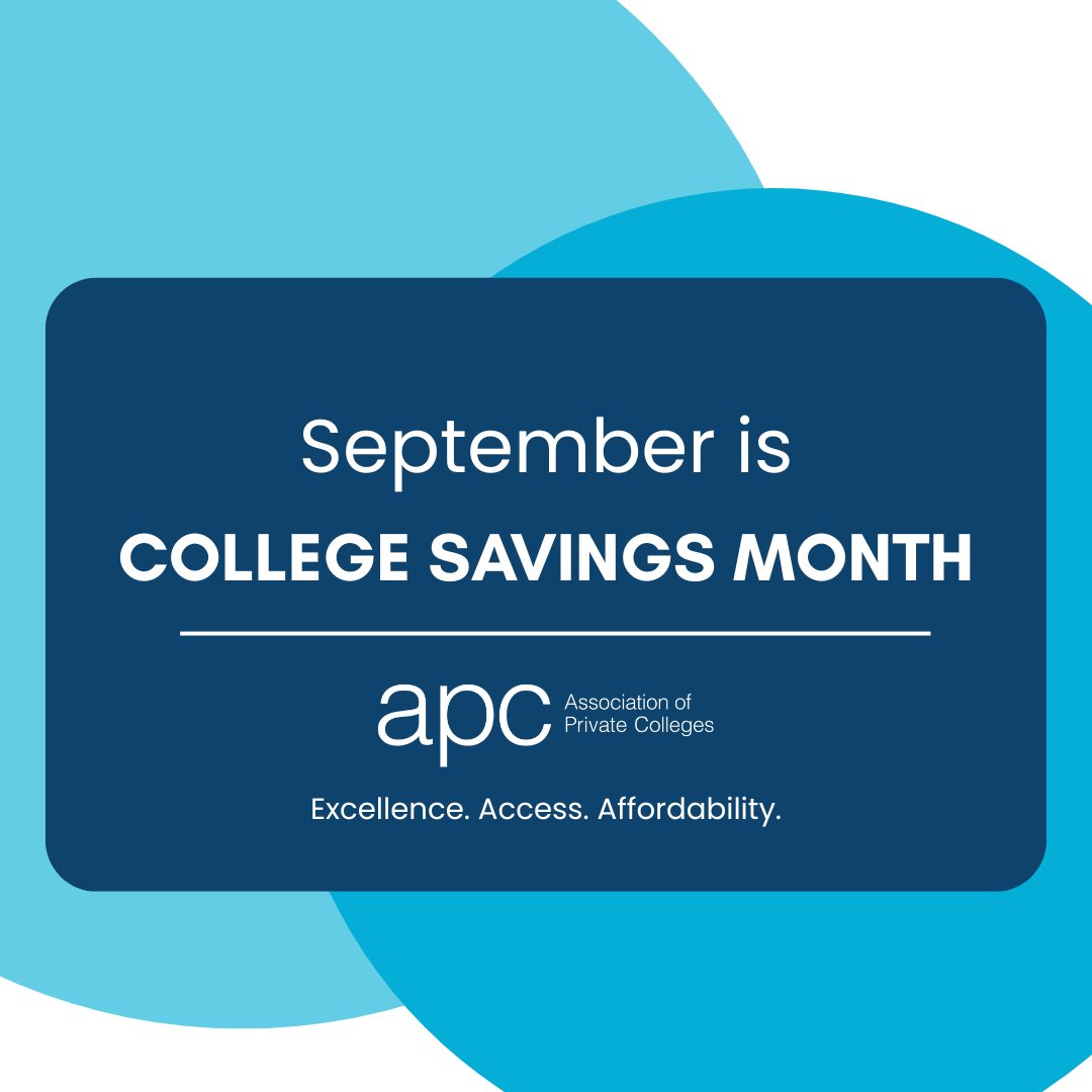September is #CollegeSavingsMonth! This is a great reminder for future APC students to save and learn about financial aid options available to them.

APC member institutions will always advocate for necessary support and increased access and affordability for ALL New York