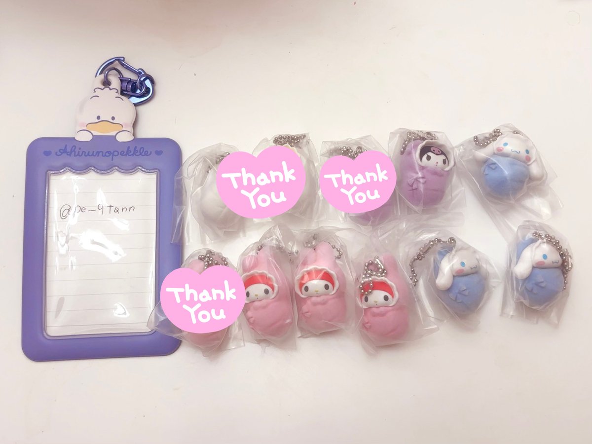 【交換】サンリオ おくるみベイビーマスコット3 ガチャ 

【譲】クロミ１シナモン3 マイメロ３

【求】あひるのペックル

ハーモニーランド手渡しor郵送希望
まとめての方優先させていただきます
検索からもお気軽にお声がけください！