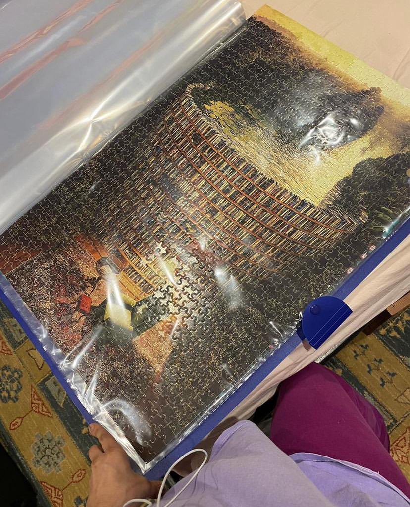 mayamorena78's tweet photo. This is what I do. Every piece matters. Art in puzzle form hits different. Dedicated a lot of time to this. https://t.co/bhY6VP4aNn