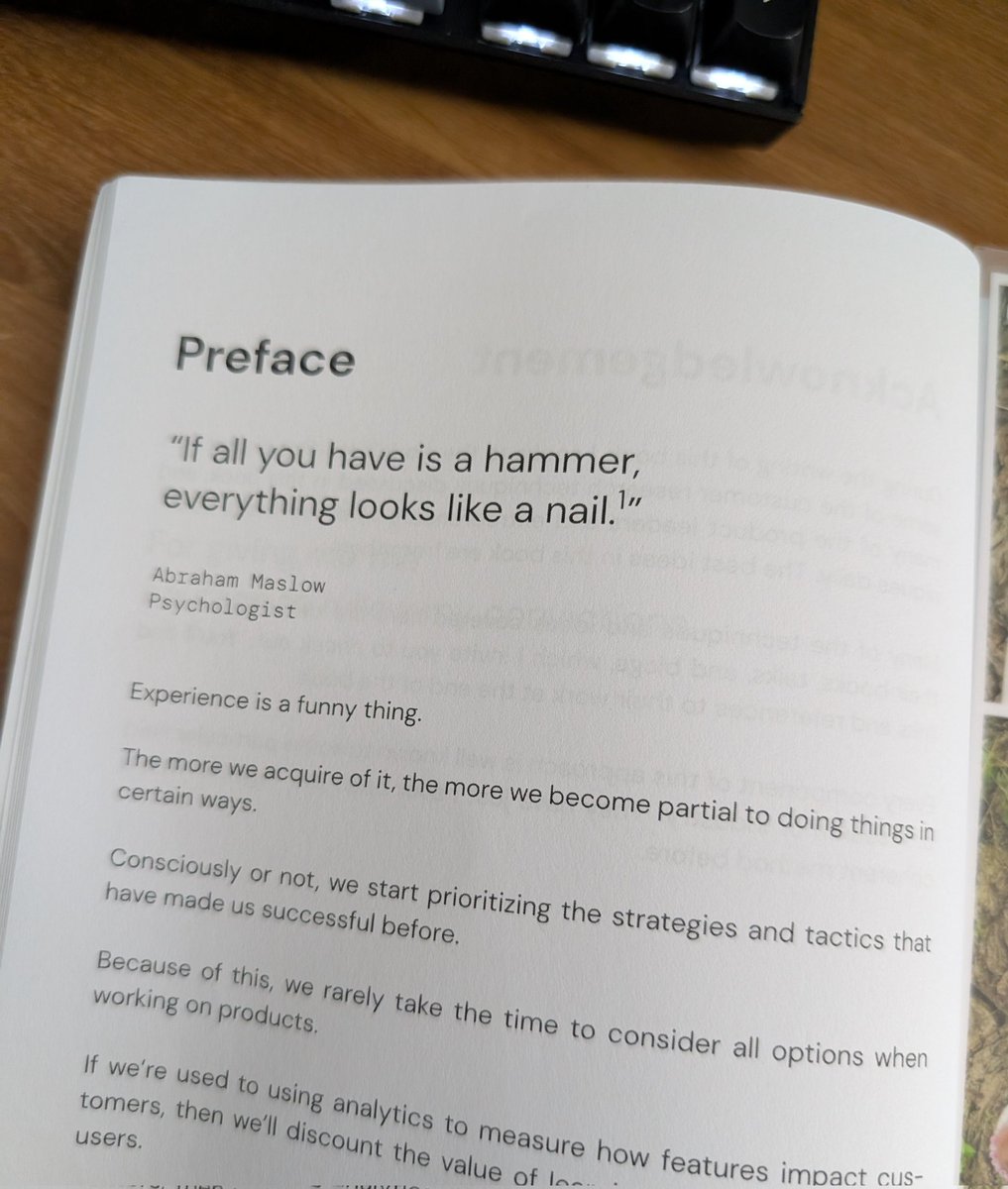 A new book, and I stumble upon my favorite quote.