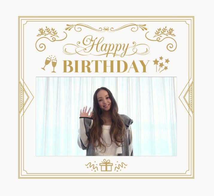 140、安室奈美恵誕生日メッセージカード&初期会員￼継続特典
