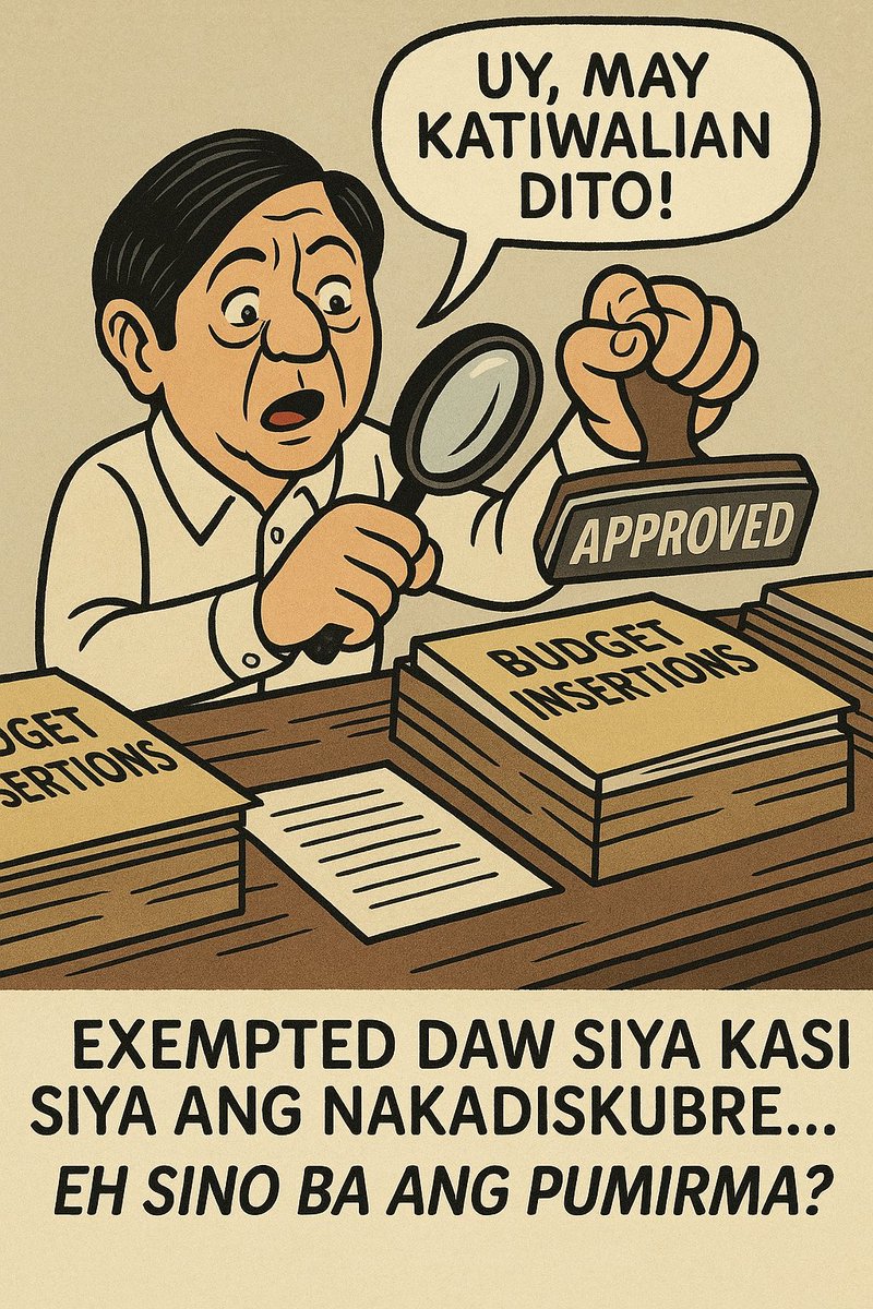 cprm013113's tweet image. Exempted ba talaga si BBM dahil siya raw ang nakadiskubre ng katiwalian?
Kung totoo, bakit hindi niya naharang? Ang tunay na lider hindi lang nagbubunyag—nagsisiguro rin na may mananagot.

#AuditWatch #AccountabilityNow #MarcosAdmin #BudgetScandal #PhilippinePolitics…