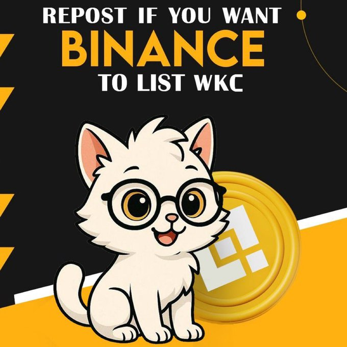 Like and RT if you want  #Binance   to list $WKC 🚀 #WIKICAT