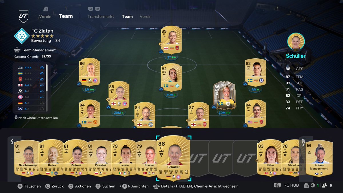 RTG Tag 1)
Leider kein Ibra bekommen, dafür blieb es Schwedisch 🙌🏼🇸🇪
Carolin Seger war meine 2. Option die ich mir gewünscht habe 🙌🏼🇸🇪

Danke EA 🫶🏼

Zeigt mal eure Teams in den Kommentaren 🙌🏼🔥