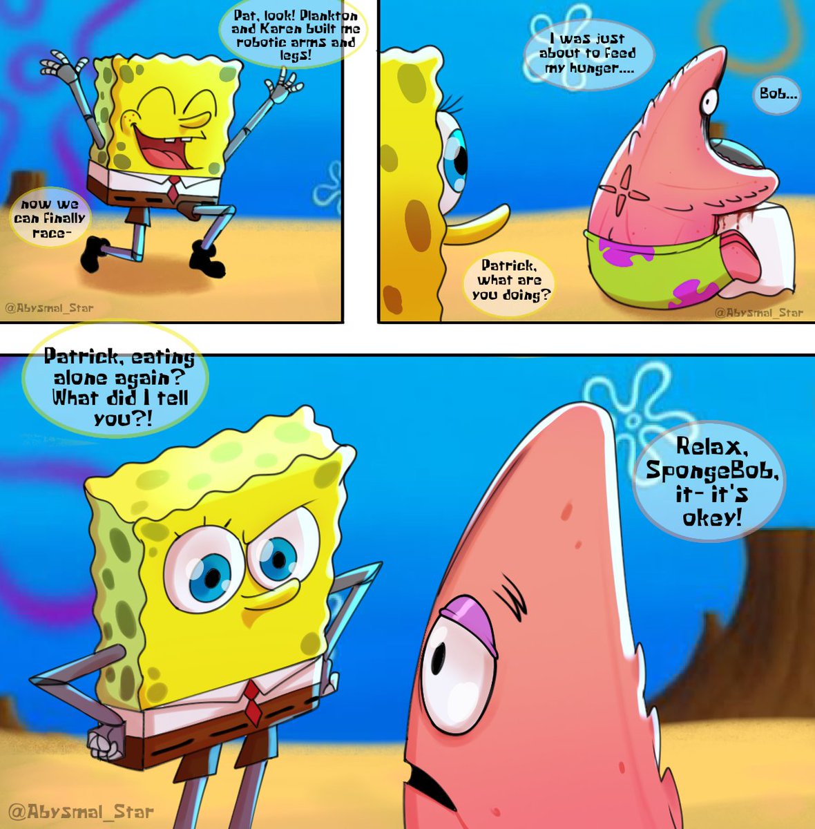 Abysmal_Star's tweet image. Oceanic Truth
Part:1
#spongebob #Art