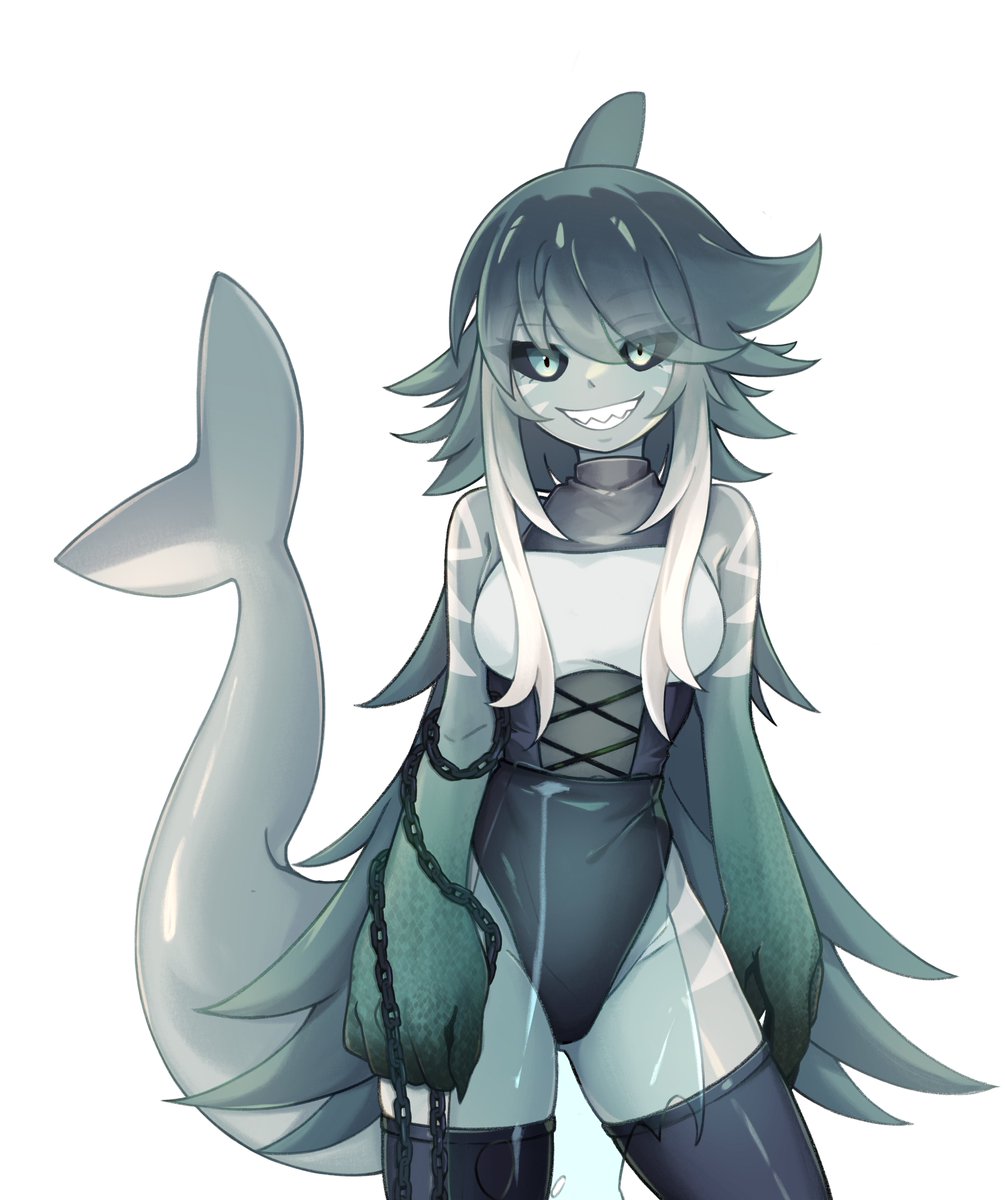 LuxeKemono's tweet photo. Shark Girl ~ Commission https://t.co/fKrFIEhWdt