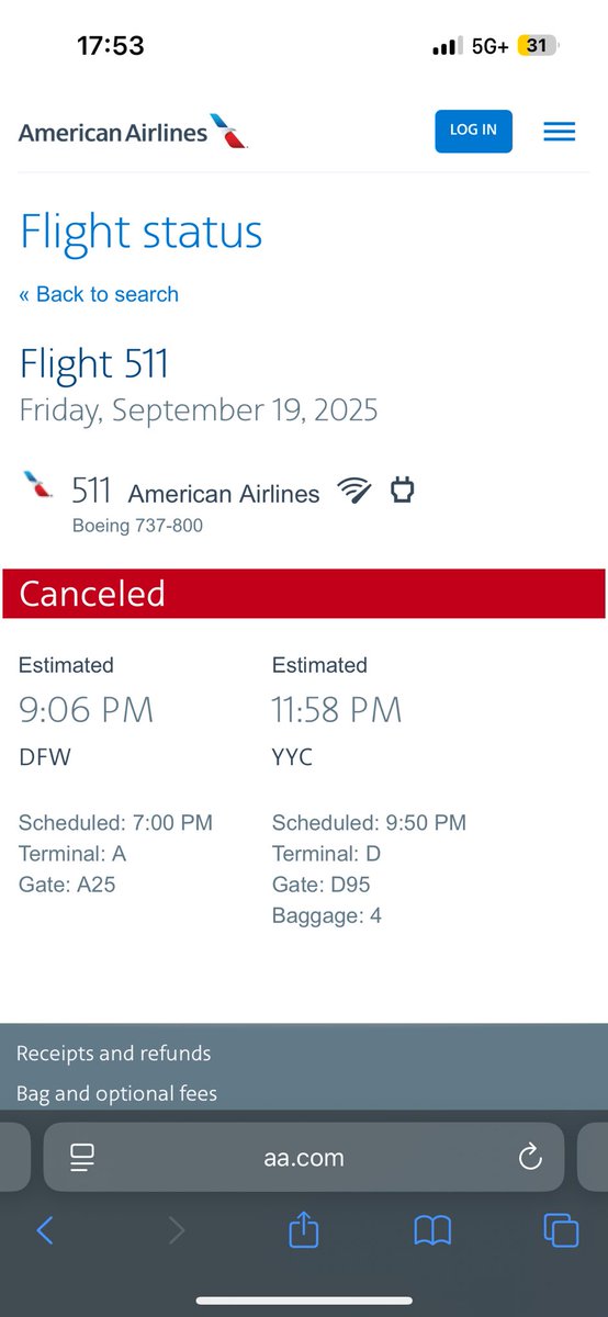 NICO23519831's tweet photo. @AmericanAir what I do? https://t.co/FWRuTl0gdT