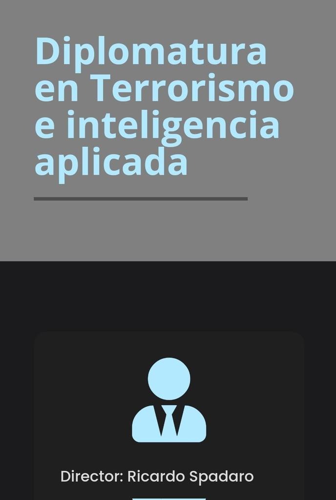 GustavoIPadilla's tweet photo. π¦π· π ποΈ π£ π₯ #IUSE #Inteligencia #Terrorismo
Diplomatura en Terrorismo e Inteligencia aplicada
https://t.co/aWZwgfHsEw https://t.co/cQsOh1FuPJ
