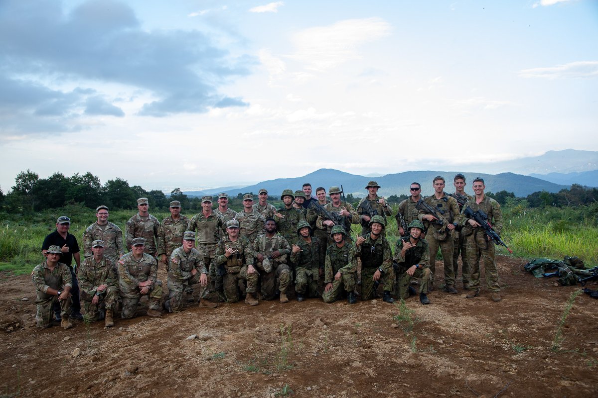 USPACOM's tweet photo. ๐บ๐ธ๐ค๐ฆ๐บ๐ค๐ฏ๐ต
.@USArmy, @Japan_GSDF and @AustralianArmy forces sharpen interoperability during exercise #OrientShield25 โ converging multi-domain and cross-domain operations to bolster readiness and regional security in the #FreeAndOpenIndoPacific.
๐ #Japan
๐ธ Fumiaki Tabuchi
#USARPAC #USJapanAlliance #JGSDF #OrientShield25