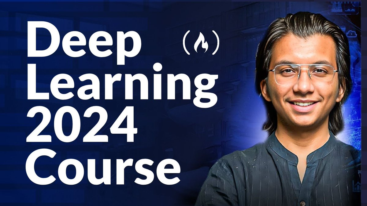 freeCodeCamp's tweet image. As a Machine Learning Engineer, you should understand the math that powers Deep Learning.
And this course covers the Linear Algebra & Calculus you'll need to know.
You'll learn about determinants, differentiation, & integration + practical applications.
freecodecamp.org/news/deep-lear…