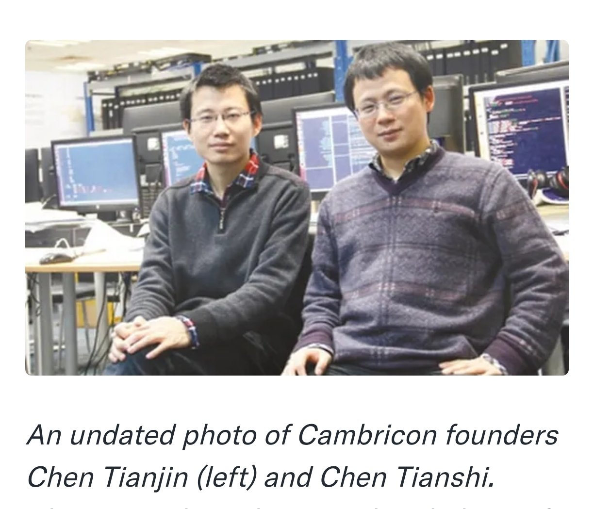 Ignis Rex on X: From Academy to AI Revolution: The Cambrian Dream of  Cambricon. Can the 2 genius brothers revolutionise the AI industry? The  story of Cambricon Technologies—China's ambitious answer to NVIDIA—is Ignis Rex on X: From Academy to AI Revolution: The Cambrian Dream of  Cambricon. Can the 2 genius brothers revolutionise the AI industry? The  story of Cambricon Technologies—China's ambitious answer to NVIDIA—is