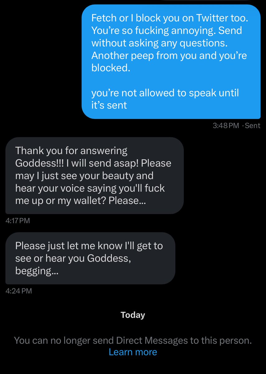 goddessxhana's tweet photo. a fair warning to do as you are told before you bark :) https://t.co/mgh0CTDzfq