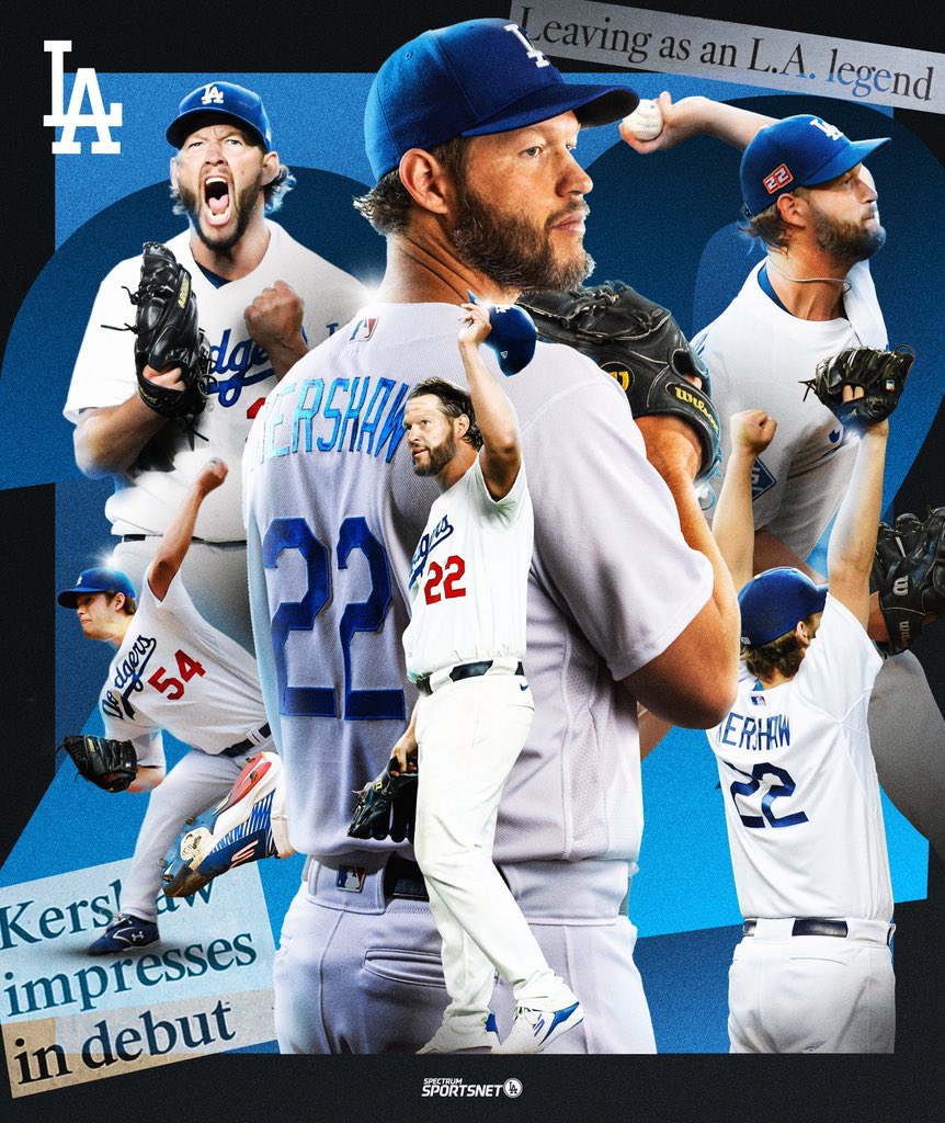 One last time under the Dodger Stadium lights — Kershaw’s final regular-season home start. 🐐