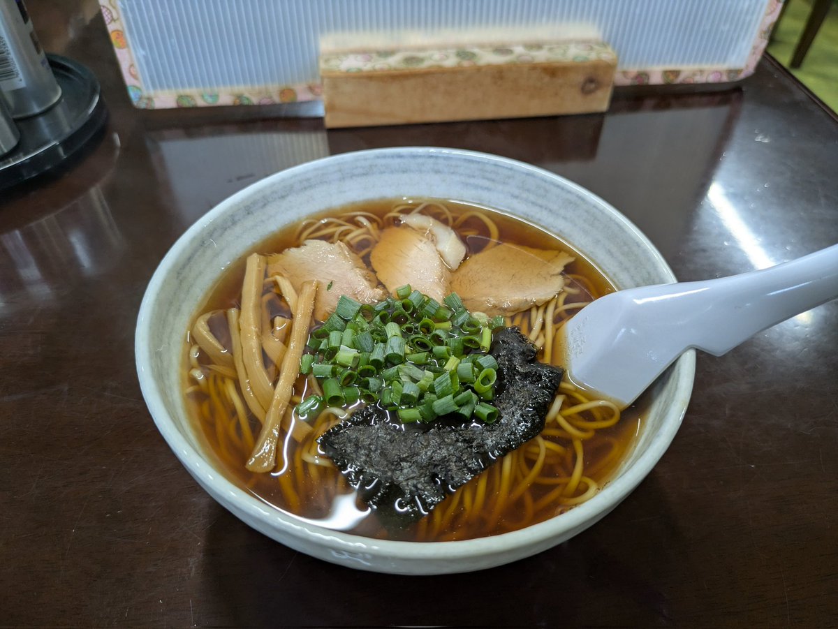 早起きして #藤枝朝ラーメン に来たよ、美味しいラーメンをありがとうございます🍜😋

#支那そば麦 さん