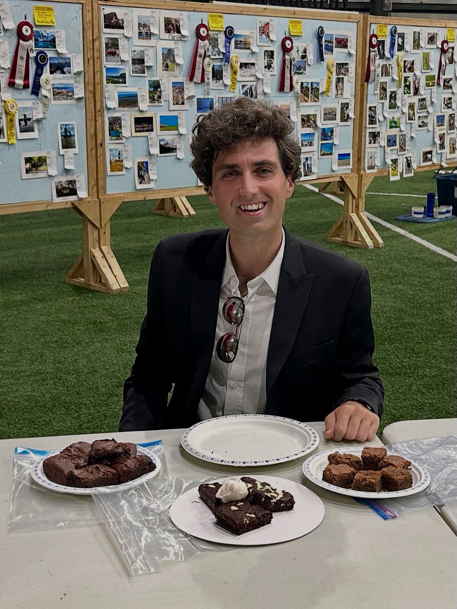 I got to judge brownies at the Acton Fair for my second year. Similar to last year, it was tough to decide. They were all very good.