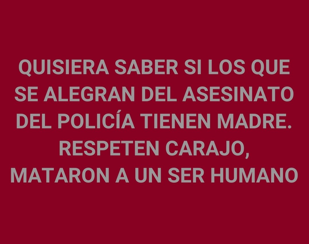 KmiloMayet66's tweet photo. La noticia  ya es viral en las REDES SOCIALES.‼️ Ha sido asesinado un policia 🇨🇺. Señor@s odiadores es eso lo que tanto  buscaban, pueden inundar las redes con su odio. Los buenos somos más y no les tenemos miedo, seguiremos #DePieYLuchando
#CDRCuba
65AñosCDR
#CubaDeLuto https://t.co/3T4HdIGcX9