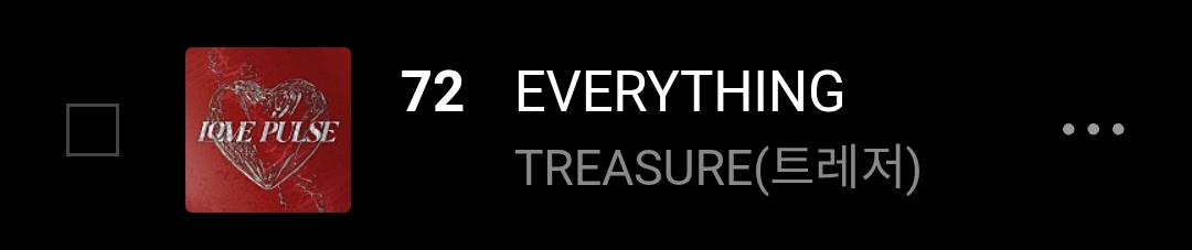 teuverschart's tweet image. TREASURE  "Vibe Domestic Chart" - 9AM KST 

#36 BETTER THAN ME
#72 EVERYTHING

#TREASURE #트레저 #トレジャー @treasuremembers