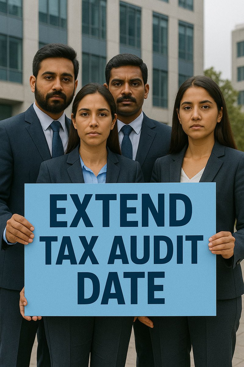 Extension of Tax Audit - आज तो कम से कम एक्सटेंशन आ जाना चाहिए । अब तो ICAI ने भी representation दे दिया । पिछले दो Sunday तो ITR के कारण ऑफिस खुले थे कम से कम कल तो कुछ आराम मिले । आराम की हम इंसानों को ही नहीं हमारे यहाँ लगी मशीनों को भी जरूरत है । 
#Extend_Due_Date_Immediately