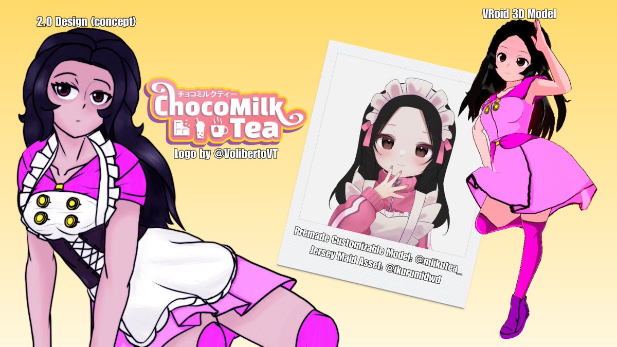 ChocoMilkTeaYT's tweet photo. [Overdue Vtuber Reintroduction]
🍫🥛☕️
Choco~nichiwa, ChocoMilkTea desu~
I'm an owner of a virtual cafe theater called The Tea Venue, feel free to stop by for a cozy time and maybe order a treat :3

I do (fan)art, casual gaming, some voice acting, singing, etc!

🎨#ChocoMilkTeaRT https://t.co/DCuBblVlSD