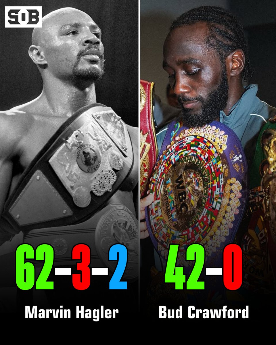 Sourceofboxing's tweet photo. 𝐌𝐲𝐭𝐡𝐢𝐜𝐚𝐥 𝐌𝐚𝐭𝐜𝐡𝐮𝐩 ⚔️

Marvin Hagler vs Terence Crawford at 160: Who are you taking⁉️ https://t.co/KDIohko3U0