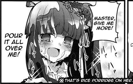 The rat loves porridge