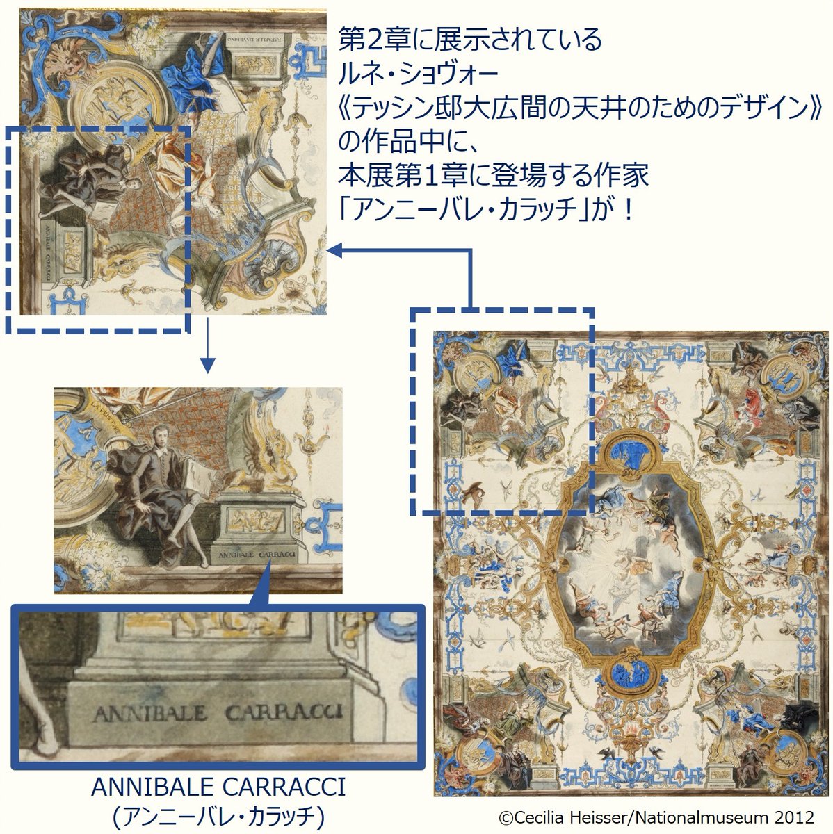 素描展 メインビジュアルにも使われている ルネ・ショヴォー《テッシン