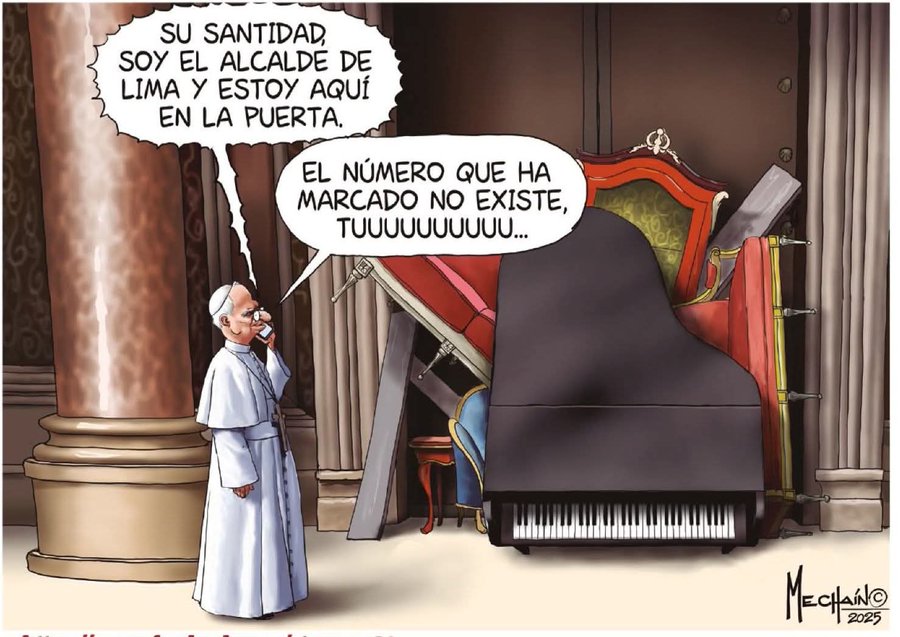 Qué honor... es la primera vez que un alcalde de Lima (o de cualquier territorio del país) me bloquea. Igual quiero compartir con <a href="/rlopezaliaga1/">Rafael López Aliaga</a>  esta graciosa viñeta de Mechain.