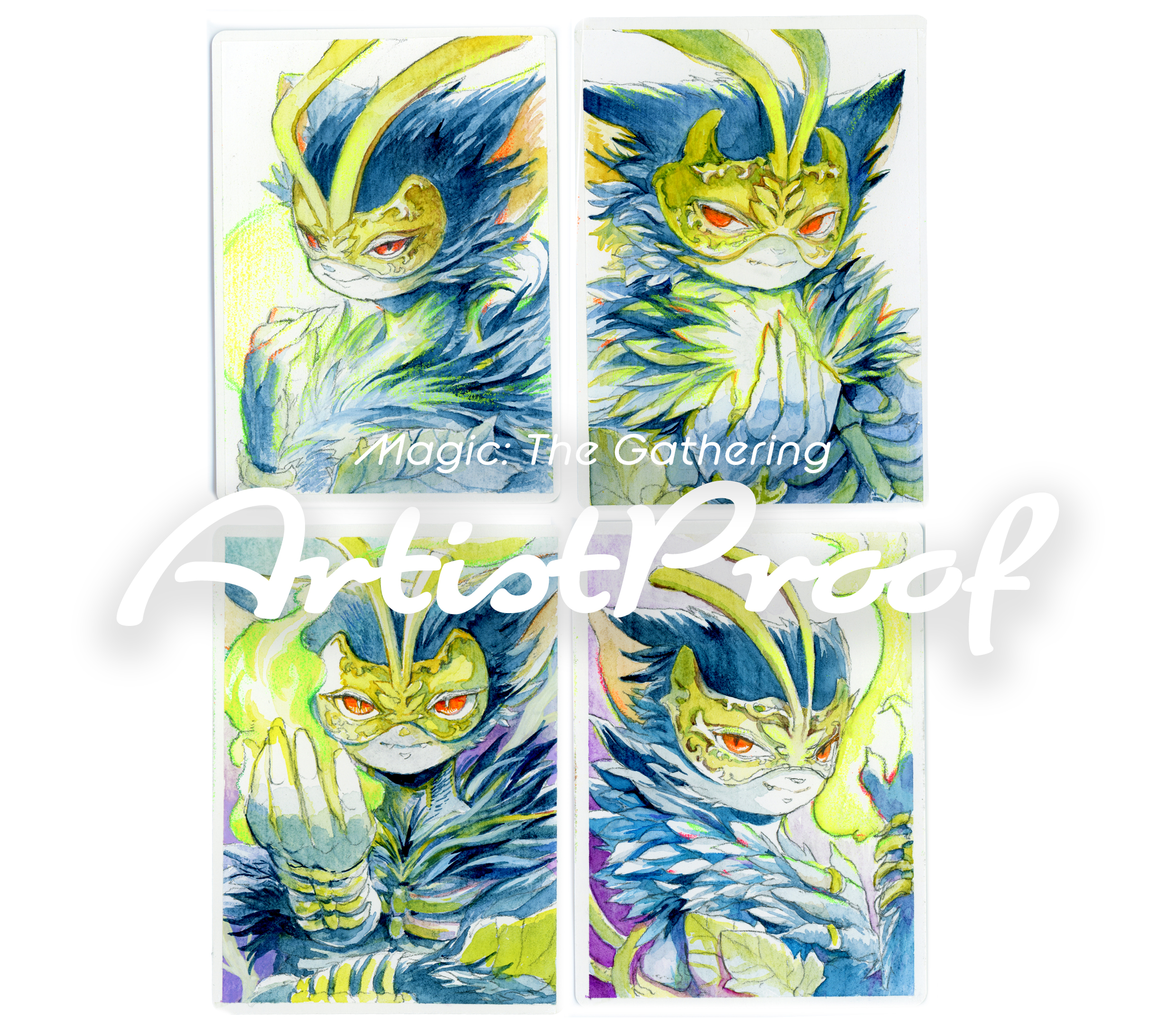 光の勇者、シガルダ　foil ペイント入りアーティストプルーフ 光の勇者、シガルダ foil ペイント入りアーティストプルーフ 光の勇者