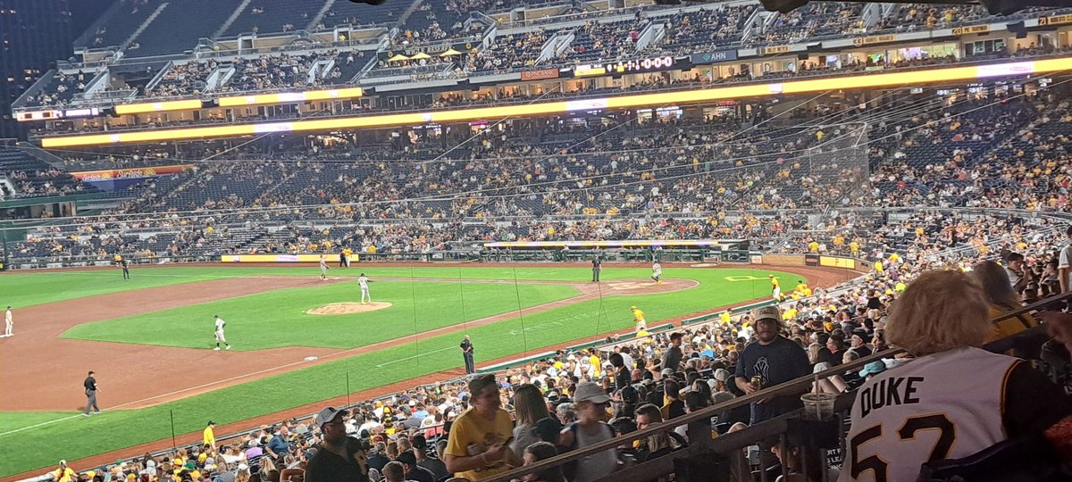 Bill Downes (@billdownes1) on Twitter photo obligatory photo of my final pirates game of the yr vs the A's. beautiful night in the pitt. obligatory photo of my final pirates game of the yr vs the A's. beautiful night in the pitt.