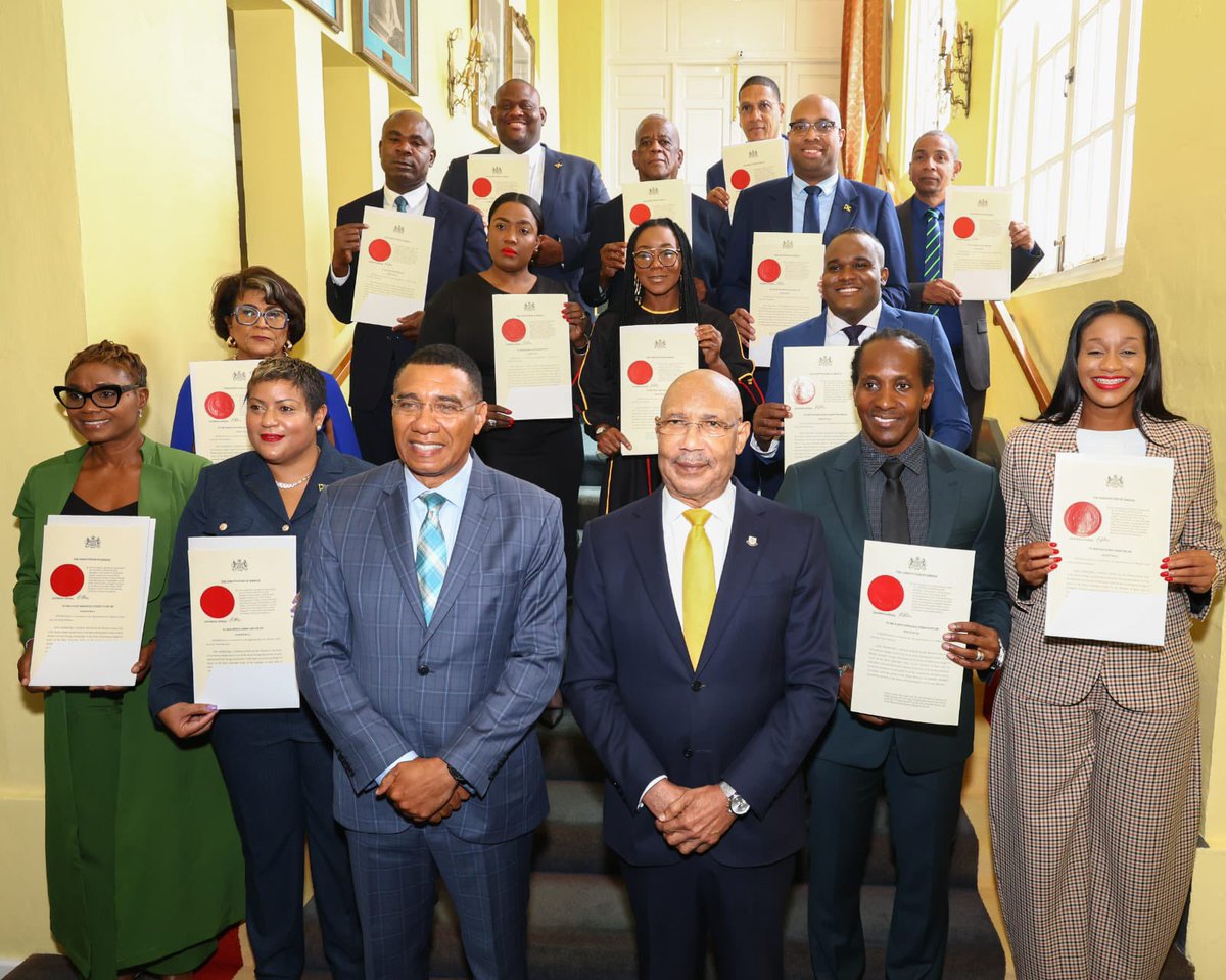 Andrew Holness tweet media