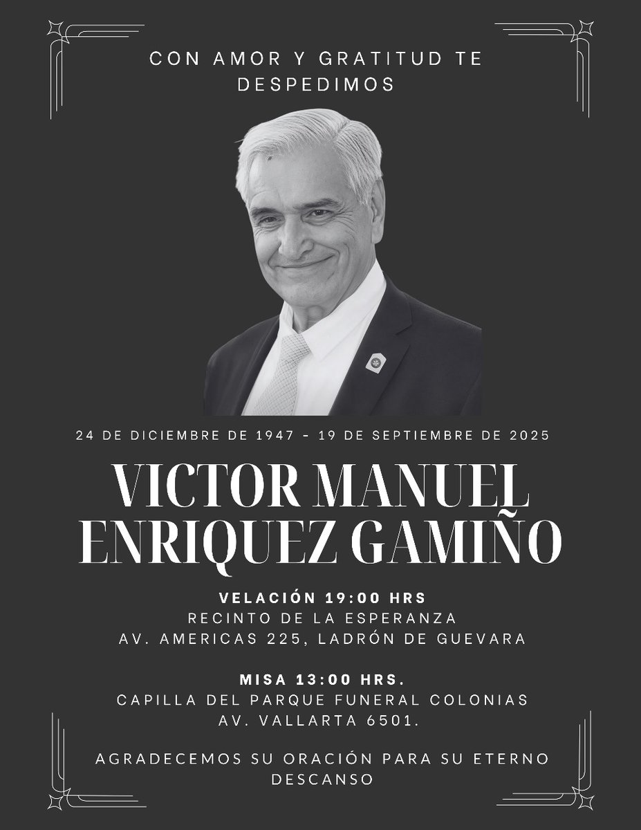 FcodeAnda's tweet image. Víctor Manuel Enríquez fue fundador de la Asociación de Karate de Jalisco y de la Organización Bushido Kai.

Formó a cientos de karatekas, personas de bien y buenos ciudadanos. Su legado es haber sabido hacer comunidad.

Hoy lo despedimos con profunda tristeza.
