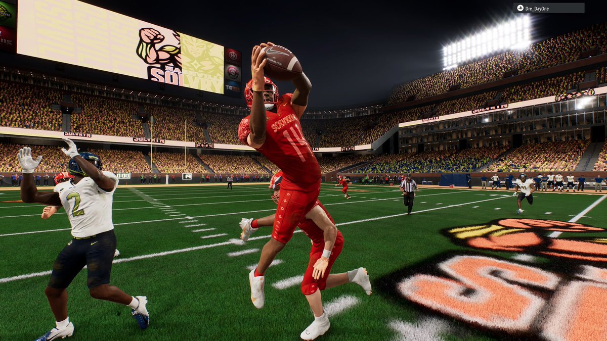 Solvryn_NECF26's tweet photo. Nashville (7-3) 49 Bayou (6-4) 21
We came out in our heart uniforms but no love was shown to the boys of the Bayou. The playoff push is here and we need to continue this momentum next week in Stillwater. #NECFRecap #ProblemSolvryn https://t.co/1HEZLC5qSi
