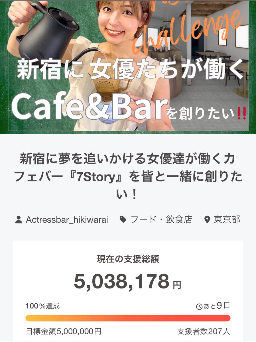 nakagawamiko's tweet image. ♦︎㊗️クラウドファンディング100%達成しました！🎉🥳♦︎
camp-fire.jp/projects/83969…

いよいよ本日20日11時よりグランドオープン‼️
直前の開店準備で大忙しの最中
何と目標金額達成致しました！！
ご支援頂いた皆さま、本当にありがとうございます！！！！☺️💗💗