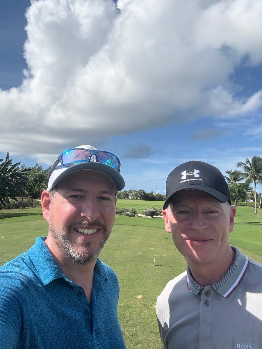 A great day out on the green with good company and even better conversation. ⛳️ #CaymanGolf