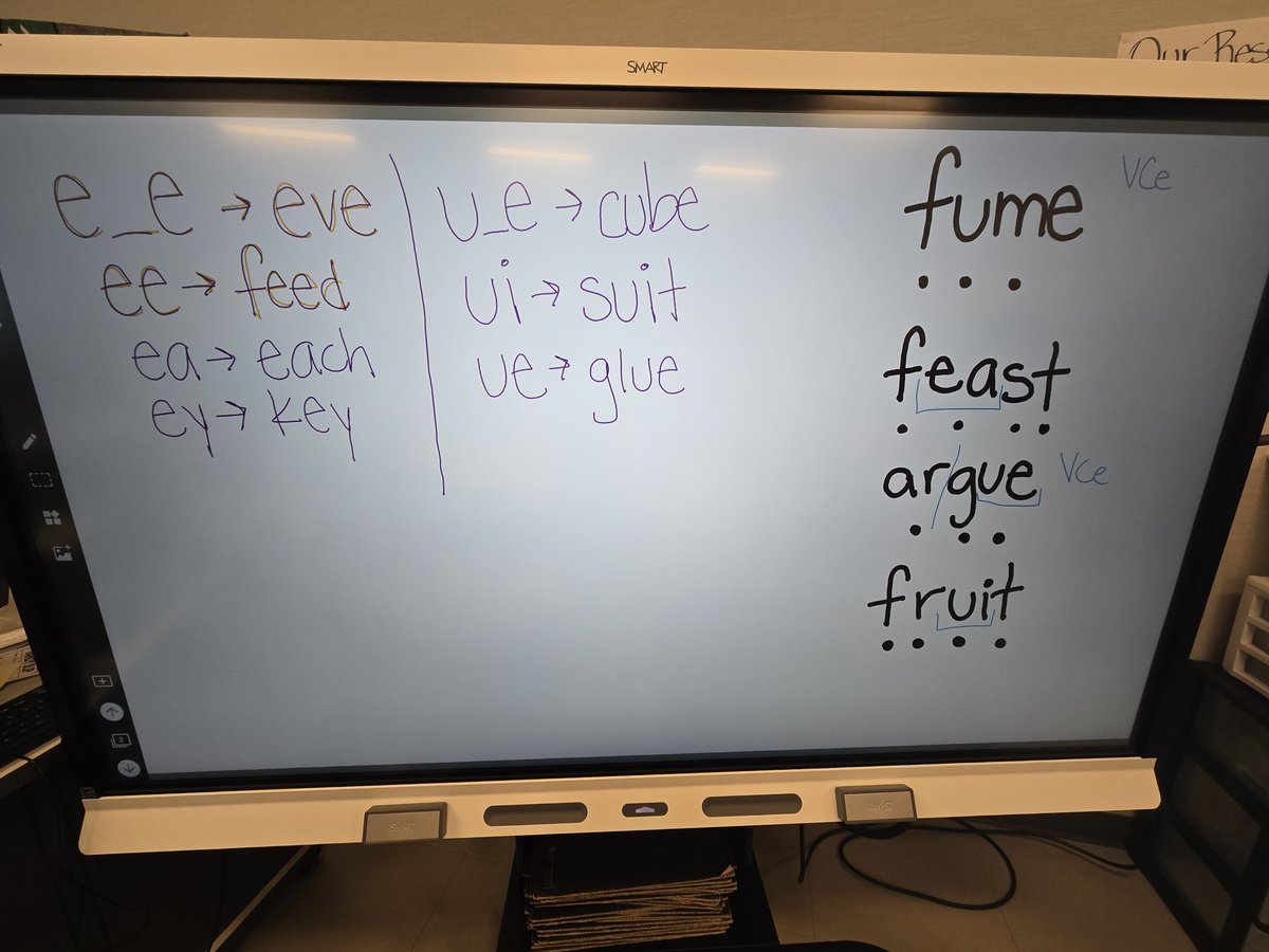 Today's phonics lesson... with a little pizzazz added when I asked, "What does fume mean when I say: The fumes from the paint made me sick."?
<a href="/MYE_Leopards/">Malala Elementary</a> #MYELEAP #BetterTogetherAtMalala #FBISD #LeadthePAC #FBISDLevelUp