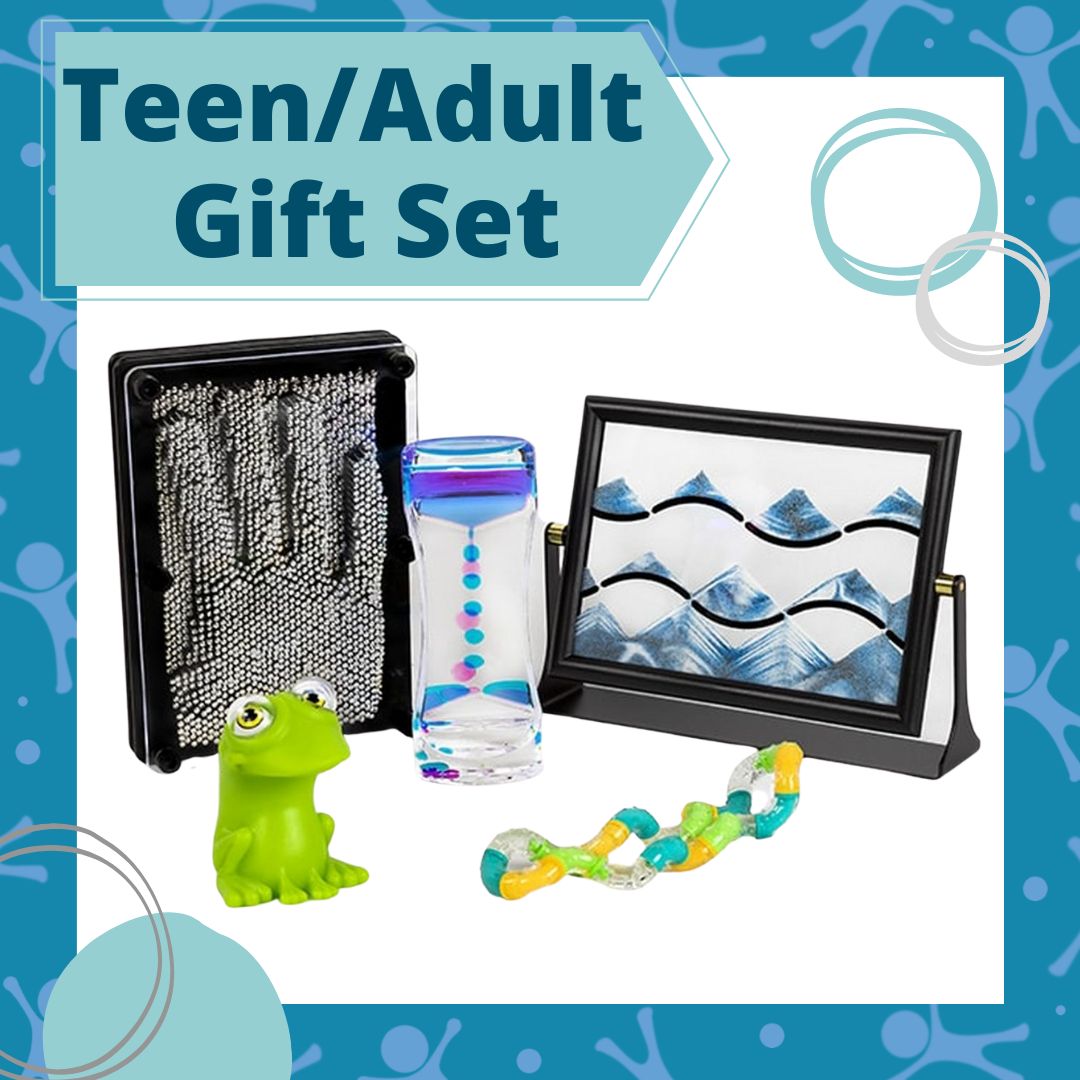 AutismResource's tweet image. Finding a gift for older individuals on the autism spectrum can be challenging. Our Teen/Adult Gift Set features some of our most popular items for older individuals-- order today at National Autism Resources!
nationalautismresources.com/teen-adult-gif…
#autism #fidgets #sensorytoys