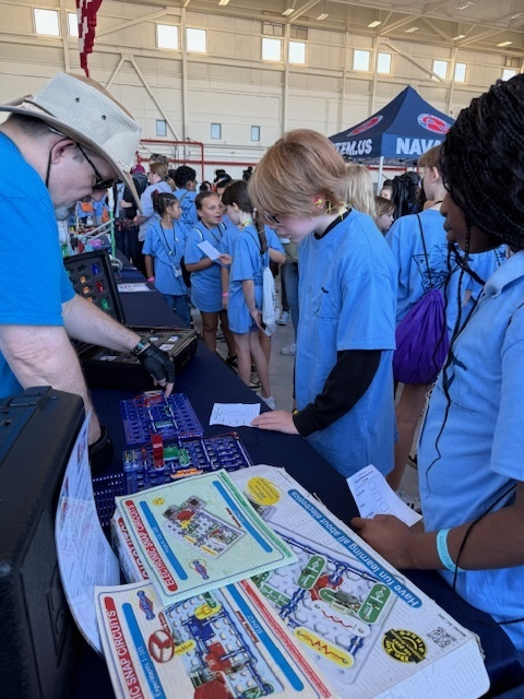 SparrowRoadInt1's tweet photo. ✈️✨ Our 5th graders had an incredible day at the NAS Oceana Air Show &amp; STEM Labs! It was the perfect mix of hands-on learning and real-world STEM connections. What a beautiful day of learning, exploring, and being inspired! 💡💙 #BravesRISE #STEM #OceanaAirShow #FutureInnovators https://t.co/lJepfZmrmy