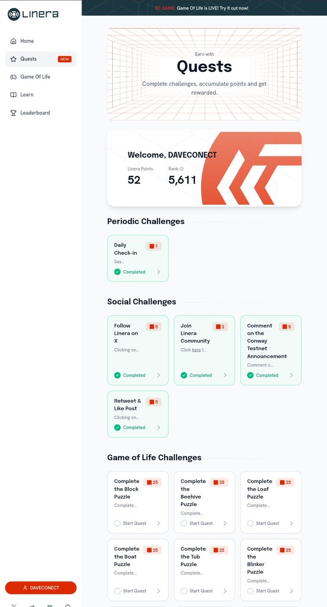 Breaking CT: the long-awaited <a href="/linera_io/">Linera ⛓️</a> Testnet is live.

The Linera Testnet Portal serves as your gateway to Testnet Conway, a blockchain environment built to showcase Linera’s microchain architecture. 
Here, developers and enthusiasts can explore, build, and engage with dApps