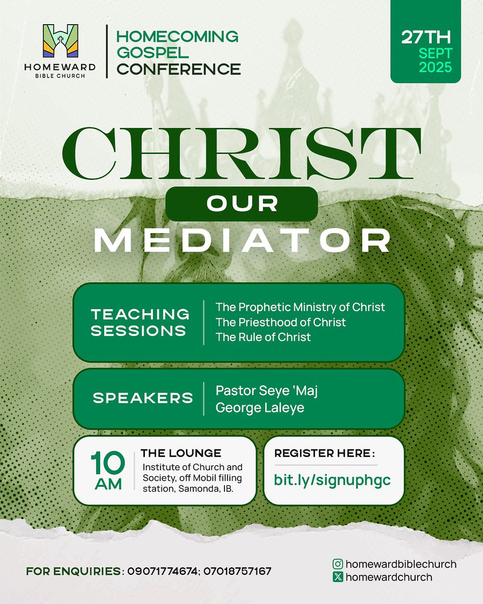 Next Saturday at Homeward Bible Church. Tell your unsaved, unchurched, skeptical friends in IB to come around! ♥️