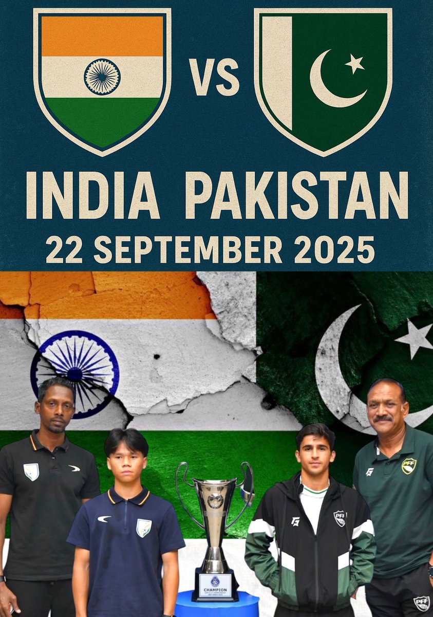 Pakistan U17 have reached the SAFF U17 Championship semifinals for the 3rd consecutive year (2023, 2024, 2025). Credit must go to the players: reaching 3 semis in a row.

➡️ 2023: Knocked out by Bangladesh
➡️ 2024: Knocked out by Bangladesh
➡️ 2025: Now in semis. Last GS vs India