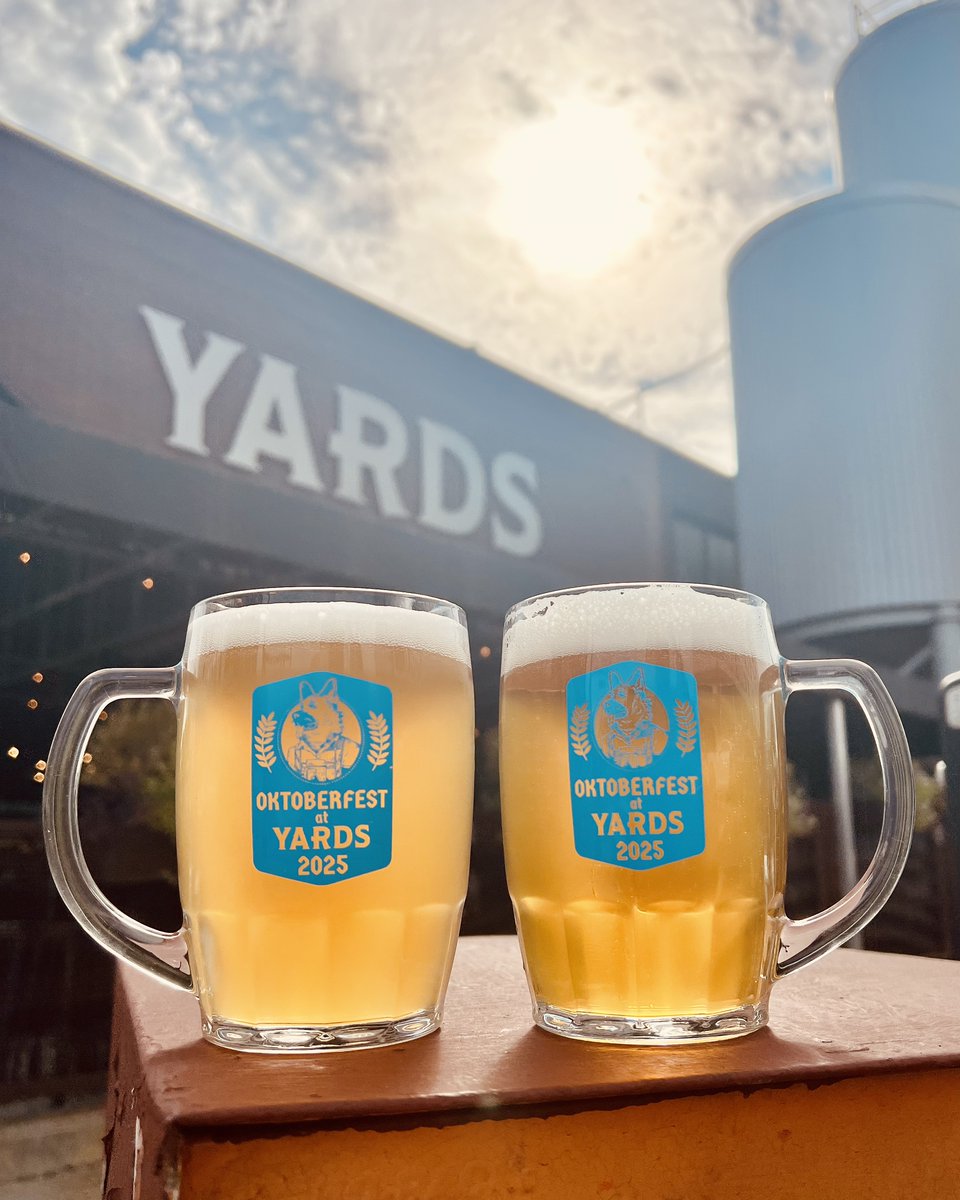 🍺 Stein + first beer included with your ticket
🎶 Polkadelphia live
🌭 Brats &amp; games all day
📅 Sat, Sept 27 @ Yards
Tickets: bit.ly/45fKGG7