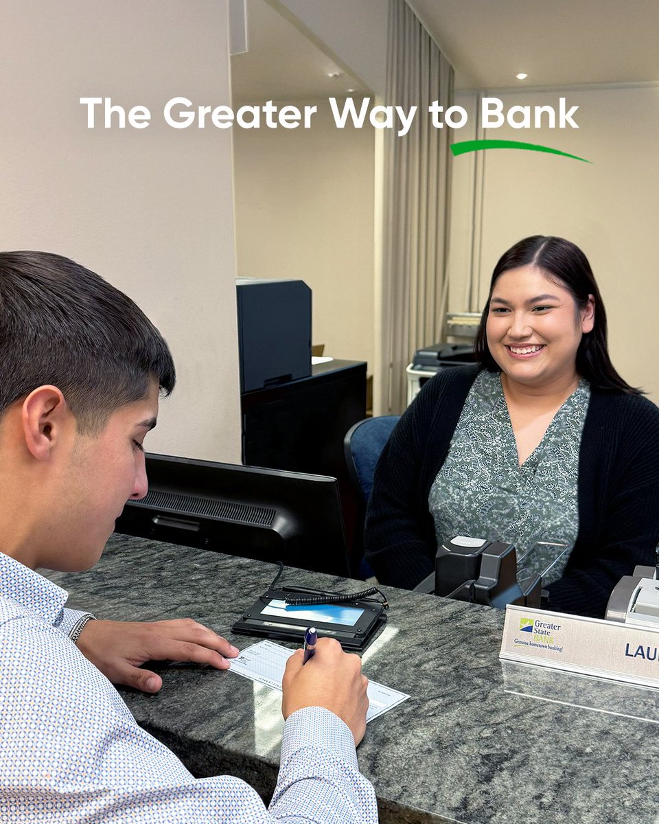 Greater State Bank tweet media
