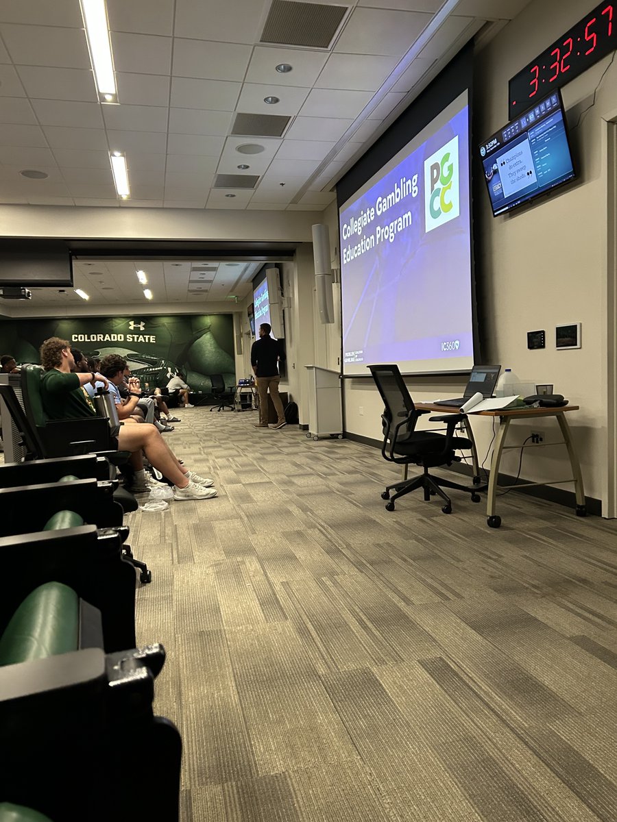 Our education team is on campus! <a href="/RyanTatusko/">Ryan Tatusko</a>  recently connected with students at <a href="/ASU/">Arizona State University</a> , <a href="/TCU/">TCU</a> , and <a href="/ColoradoStateU/">Colorado State University</a> . We're proud to be working with the Problem Gambling Coalition of Colorado (PGCC) at CSU to promote responsible practices.