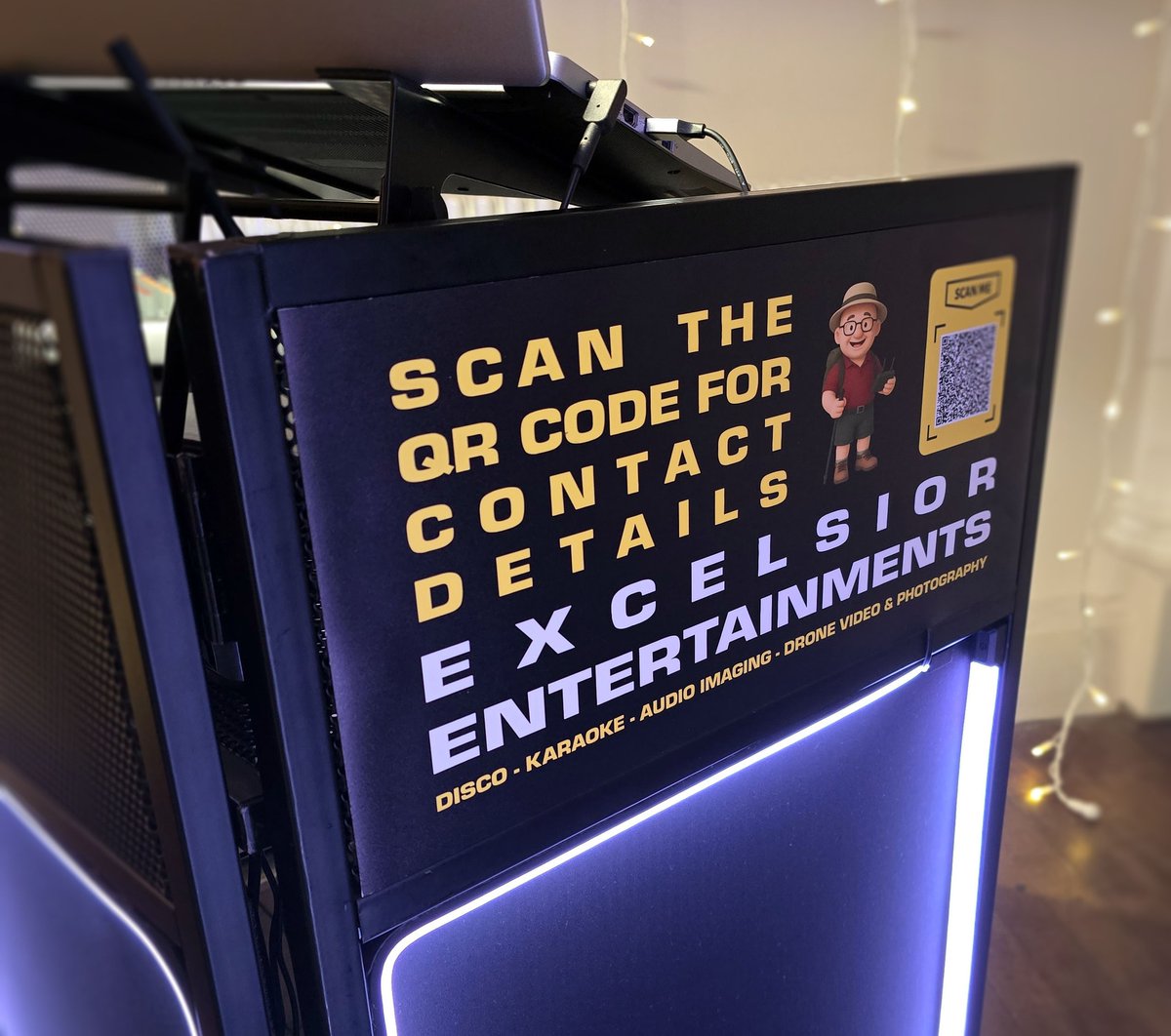 excel_ents's tweet image. The magnetic signs are now attached to the DJ booth &amp;amp; the QR Code is working perfectly. 

Always Hire A Professional. 

#weddingdj #weddingdjservice #mobiledisco #mobiledj #disco #karaokenight

#barnsleyisbrill