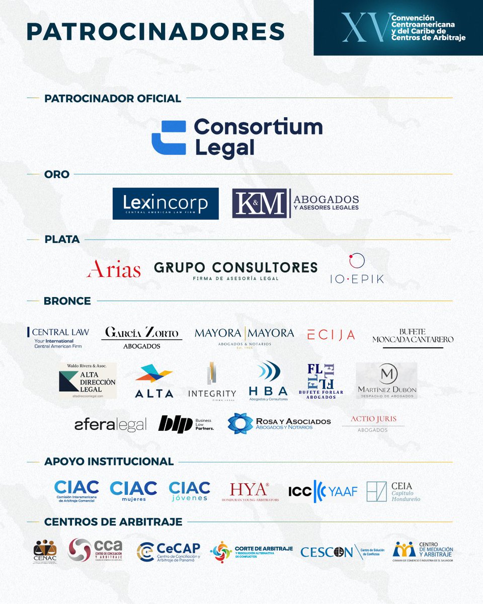 #CCIT a través del Centro de Conciliación y Arbitraje (CCA) te invitan al XV Convención Centroamericana y del Caribe de Centros de Arbitraje, El Futuro del Arbitraje: tendencias globales y oportunidades regionales. Un evento que reúne a expertos para intercambiar experiencias,