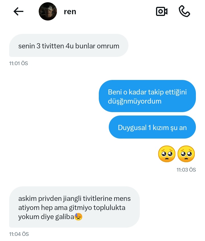 O seni seviyorum demese de olur ya