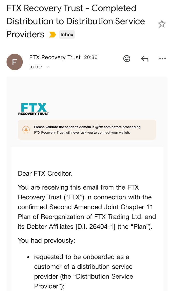 Sunil (FTX Creditor Champion) tweet media