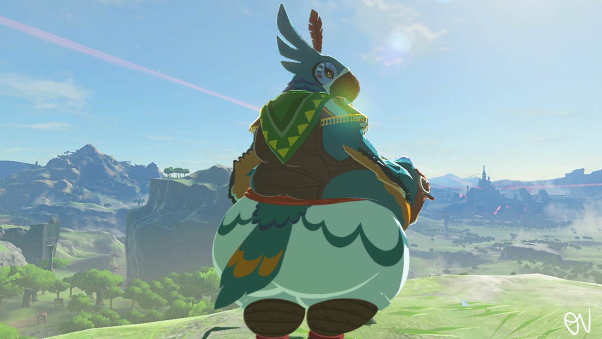 uh-oh, Kass caught you staring

the punishment is he shakes his fat ass at you and you have to try not to stare harder
#zelda #breathofthewild #kass #fatart #fat