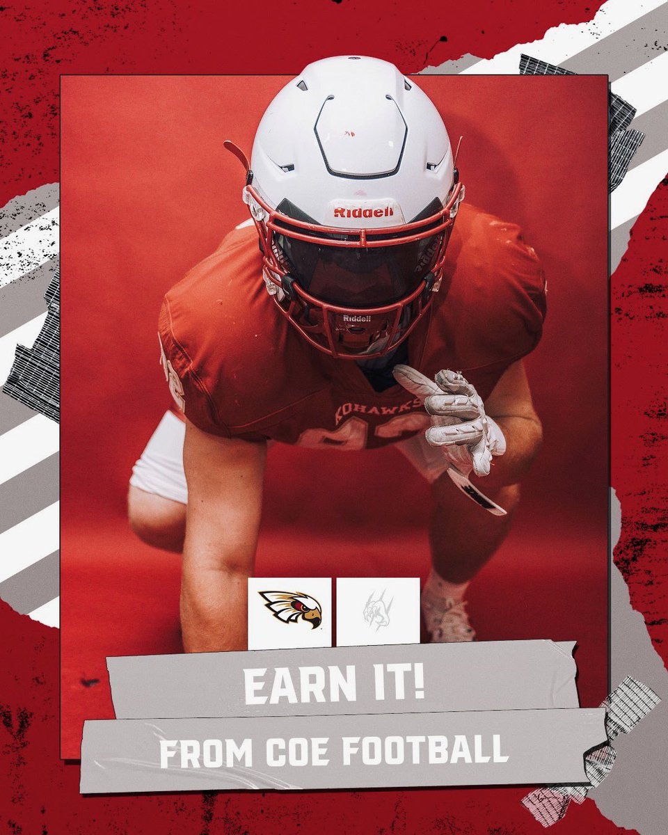 Thank you for the good luck <a href="/KohawksFootball/">Coe College Football</a>
