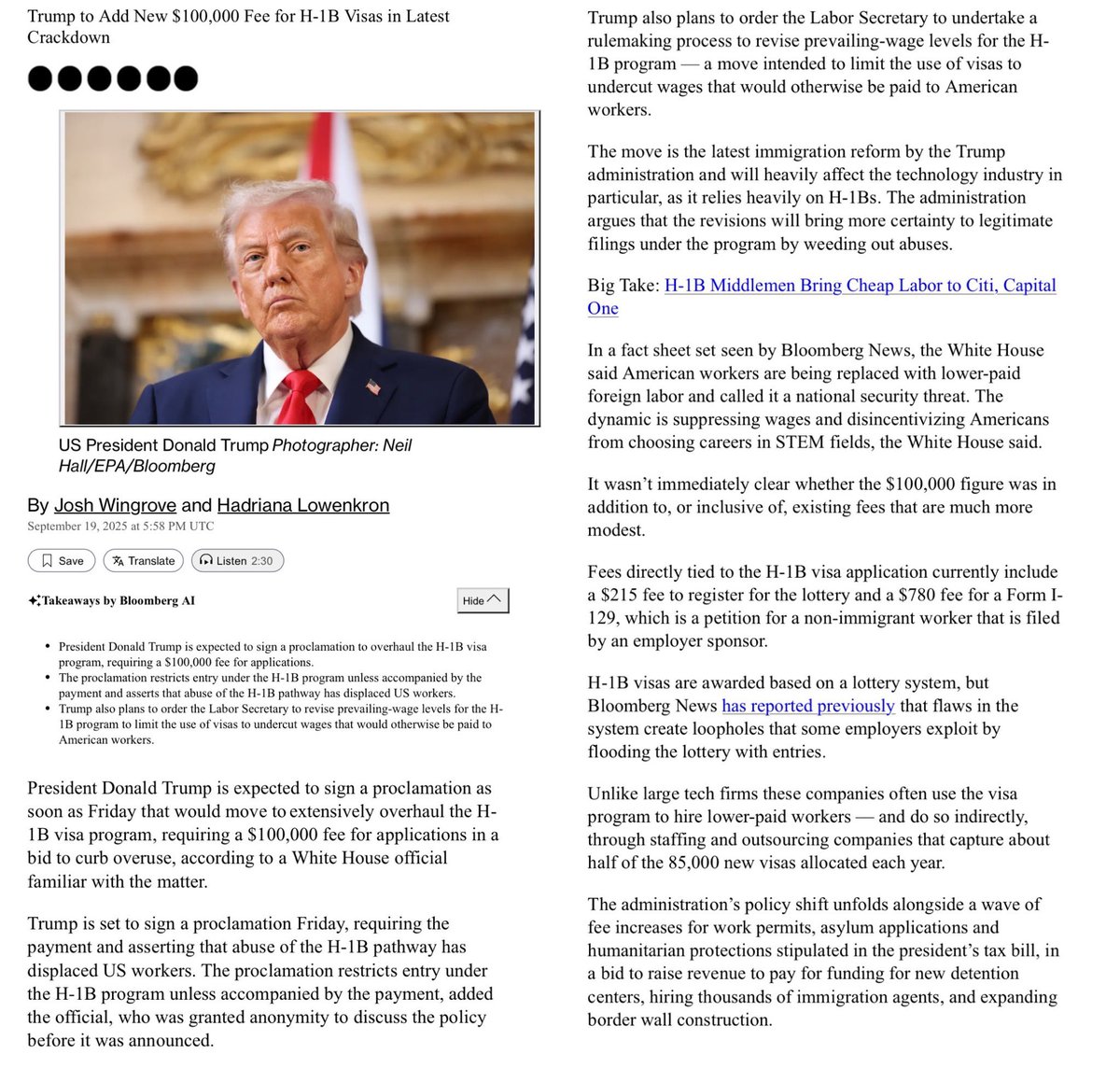 basharatw's tweet image. Just read this! #h1bvisa #H1B